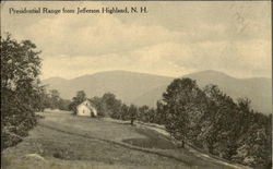 Presidential Range From Jefferson Highland Postcard