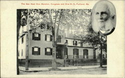 The Gen Neal Dow Mansion, Congress And Dow St Portland, ME Postcard Postcard