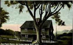 Old Indian House Deerfield, MA Postcard Postcard