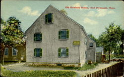 Old Howland House Plymouth, MA Postcard Postcard