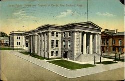 Public Library And Registry Of Deeds New Bedford, MA Postcard Postcard