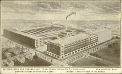 National Spun Silk Company Inc. New Bedford, MA Postcard Postcard