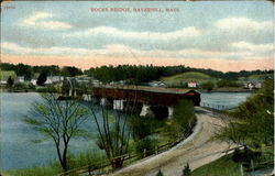 Rocks Bridge Haverhill, MA Postcard Postcard