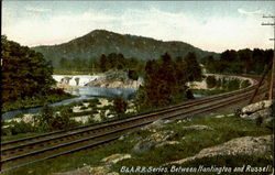 B. & A. R. R. Series Between Huntington and Russell Postcard