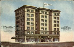 Hotel Menlo, N. E. Cor. Thirteenth And Webster Sts. Postcard