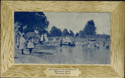 Children's Playground, Navarre Park Postcard