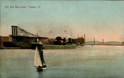 On The Maumee Postcard