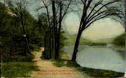 Indian Trail Along The Genesee, Maplewood Park Postcard