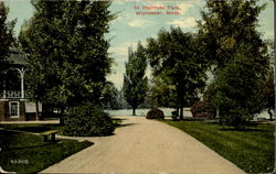 In Institute Park Postcard