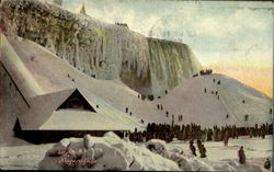 Ice Mound Niagara Falls New York Postcard Postcard