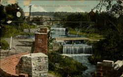 Water Falls Richfield Springs, NY Postcard Postcard