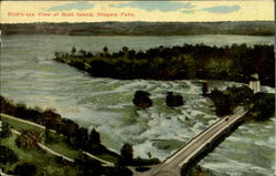 Bird's -Eye View Of Goat Island Niagara Falls, NY Postcard Postcard