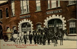 Atlantic Engine Co.,, Harrison St. Postcard