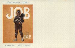 JOB Cigarette Rolling Papers Chimney Sweep Advertising F. Bouisset Postcard Postcard Postcard