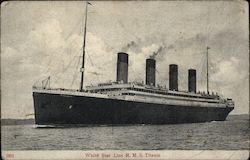 White Star Liner Titanic Pre-Sinking Postcard