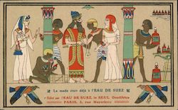 Advert Toothpaste & Ancient Egypt Royalty Postcard