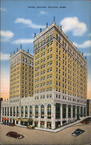 Hotel Duluth Minnesota Postcard