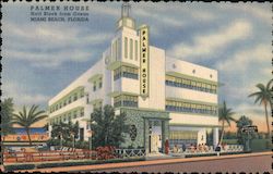 Palmer House, Half Block from Ocean Miami Beach, FL Postcard Postcard Postcard