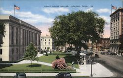 Court House Square Postcard