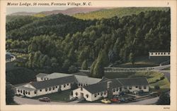 Fontana Motor Lodge Postcard