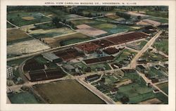 Aerial View Carolina Bagging Co. Henderson, NC Postcard Postcard Postcard