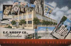 E.C. Kropp Co. Postcard Factory Postcard