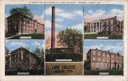 A Group of Buildings at Lane College Postcard