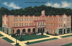 Hotel Seville, Harrison, Arkansas Postcard Postcard Postcard