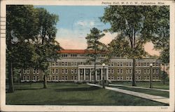 Peyton Hall, M.S.C.W. Columbus, MS Postcard Postcard Postcard