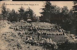 Rock Garden, Roland Park, Center Ossipee, N.H. Postcard