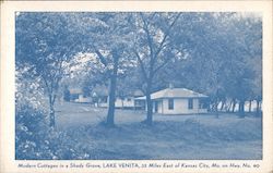 Lake Venita Cottages Odessa, MO Postcard Postcard Postcard