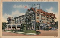 The Elms Hotel, Excelsior Springs, Mo., Missouri's National Health and Pleasure Resort Postcard Postcard Postcard