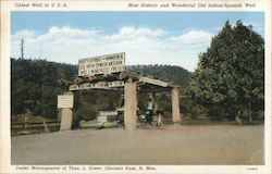 Oldest Well in U.S.A. Postcard