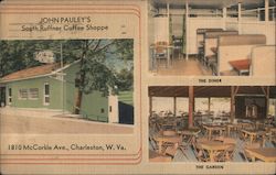 John Pauley's South Ruffner Coffee Shoppe Charleston, WV Postcard Postcard Postcard