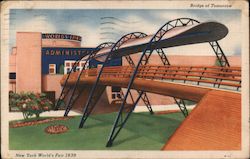 Bridge of Tomorrow - New York World's Fair 1939 NY World's Fair Postcard Postcard Postcard