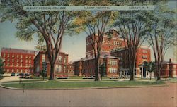 Albany Medical College Albany Hospital New York Postcard Postcard Postcard