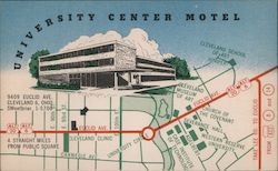 University Center Motel Postcard