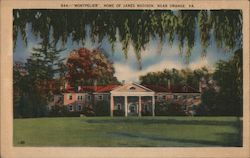 Montpelier, Home of James Madison Postcard