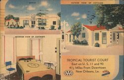 Tropical Tourist Court New Orleans, LA Postcard Postcard Postcard