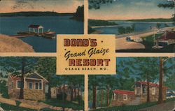 Bond's Grand Glaize Resort Postcard