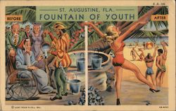 Fountain of Youth St. Augustine, FL Postcard Postcard Postcard