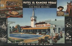 Hotel El Rancho Vegas Las Vegas, NV Postcard Postcard Postcard