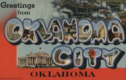 Greetings from Oklahoma City Postcard