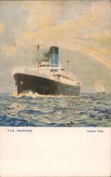 T.S.S. Ascanius Postcard