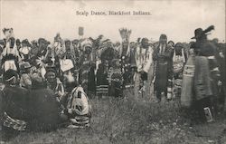 Scalp Dance, Blackfoot Indians Postcard