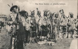 The Horn Society of Alberta Indians - Blackfoot Postcard