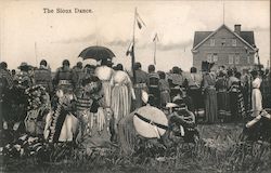 The Sioux Dance Postcard