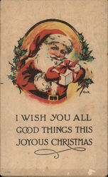 I Wish You All Good Things This Joyous Christmas Postcard