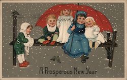 A Prosperous New Year Postcard