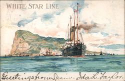 White Star Line Steamers Postcard Postcard Postcard